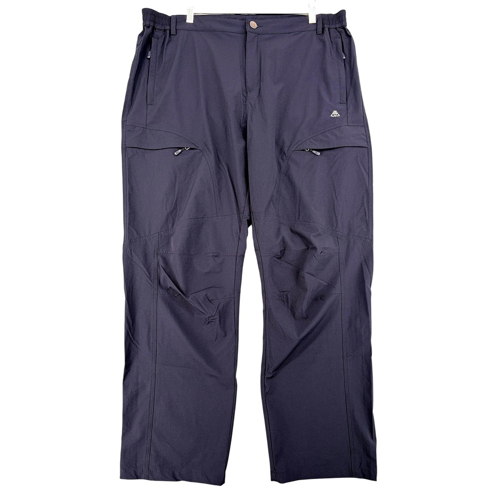 Haimont Mens 2XL Navy Blue Hiking Cargo Pants Outdoor Tactical Straight Leg